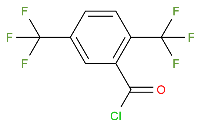 2,5-双(三氟甲基)苯甲酰氯_分子结构_CAS_393-82-8)