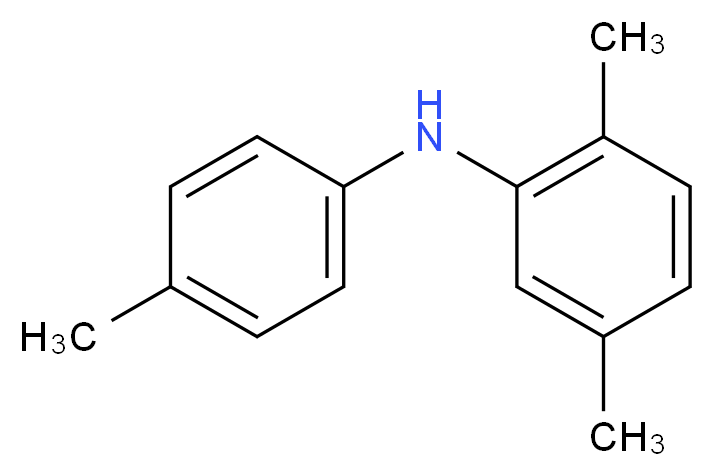 2,5-dimethyl-N-(4-methylphenyl)aniline_分子结构_CAS_34160-15-1