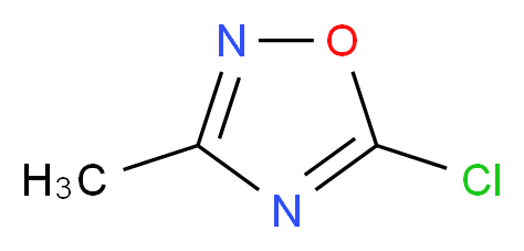 5-chloro-3-methyl-1,2,4-oxadiazole_分子结构_CAS_67869-91-4