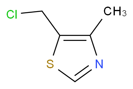 5-(Chloromethyl)-4-methyl-1,3-thiazole hydrochloride_分子结构_CAS_10014-52-5)