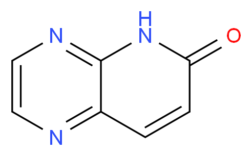 5H,6H-pyrido[2,3-b]pyrazin-6-one_分子结构_CAS_35808-45-8