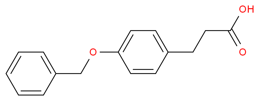 3-[4-(苄氧基)苯基]丙酸_分子结构_CAS_50463-48-4)