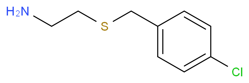 2-(4-Chlorobenzylthio)ethylamine 95+%_分子结构_CAS_)