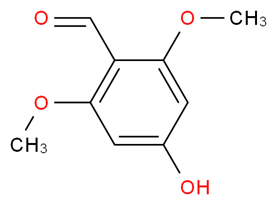 2,6-二甲氧基-4-羟基苯甲醛_分子结构_CAS_22080-96-2)