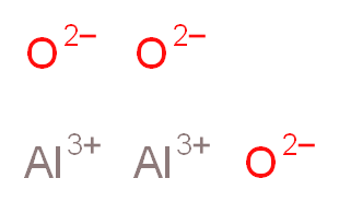 dialuminium(3+) ion trioxidandiide_分子结构_CAS_1344-28-1