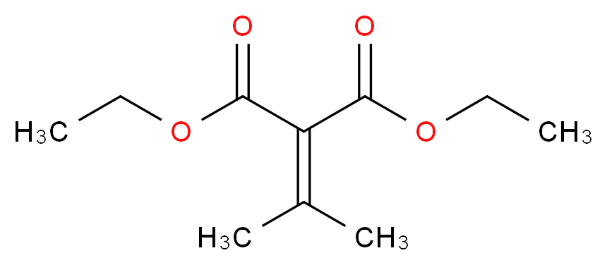 Diethyl 2-(1-methylethylidene)malonate_分子结构_CAS_)