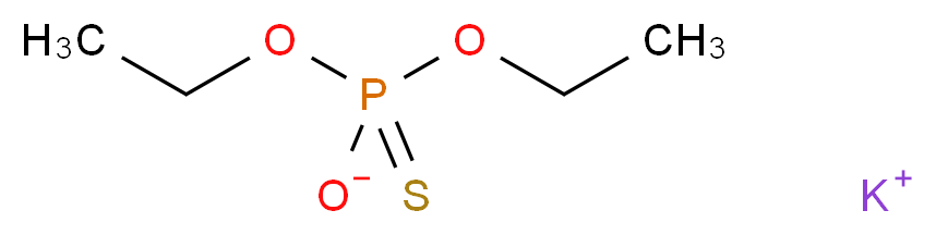 O,O-二乙基硫代磷酸 钾盐_分子结构_CAS_5871-17-0)