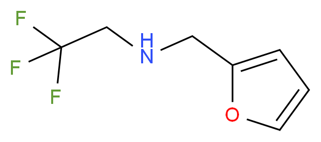N-(2-furylmethyl)-N-(2,2,2-trifluoroethyl)amine_分子结构_CAS_)