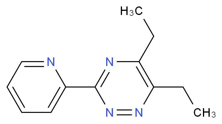 5,6-二乙基-3-(2-吡啶基)-1,2,4-三嗪_分子结构_CAS_669707-13-5)