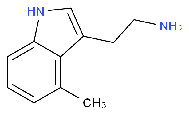 2-(4-methyl-1H-indol-3-yl)ethan-1-amine_分子结构_CAS_)