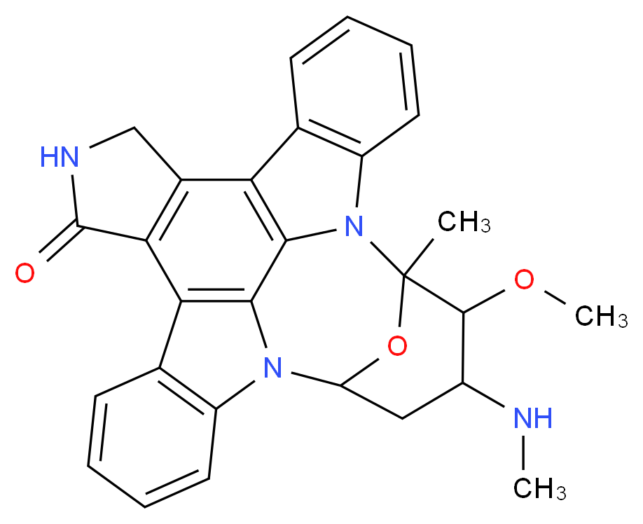 STAUROSPORINE_分子结构_CAS_62996-74-1)