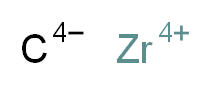 zirconium(4+) ion methanetetraide_分子结构_CAS_12070-14-3