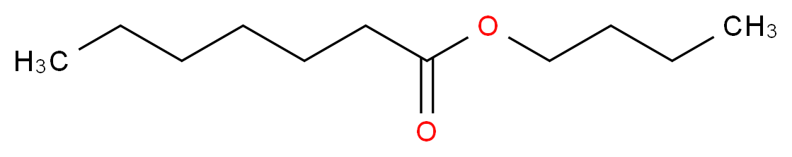 庚酸丁酯_分子结构_CAS_5454-28-4)