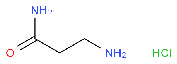 3-Aminopropanamide hydrochloride_分子结构_CAS_64017-81-8)