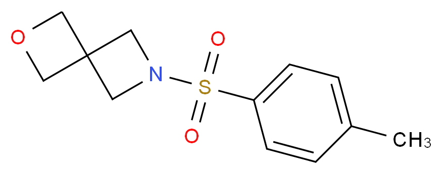 6-[(4-Methylphenyl)sulfonyl]-2-oxa-6-azaspiro[3.3]heptane_分子结构_CAS_)