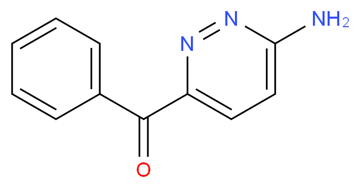 6-benzoylpyridazin-3-amine_分子结构_CAS_146233-35-4