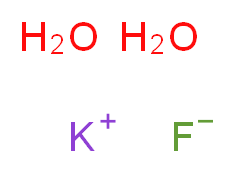 氟化钾二水合物, Puratronic&reg;_分子结构_CAS_13455-21-5)