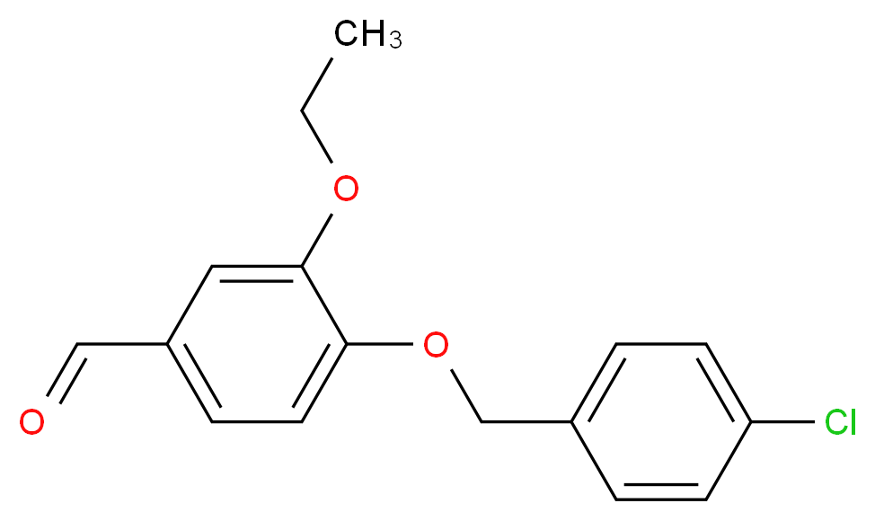 4-[(4-Chlorobenzyl)oxy]-3-ethoxybenzaldehyde_分子结构_CAS_299441-96-6)