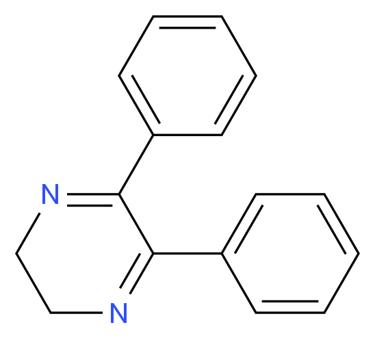 5,6-diphenyl-2,3-dihydropyrazine_分子结构_CAS_1489-06-1)