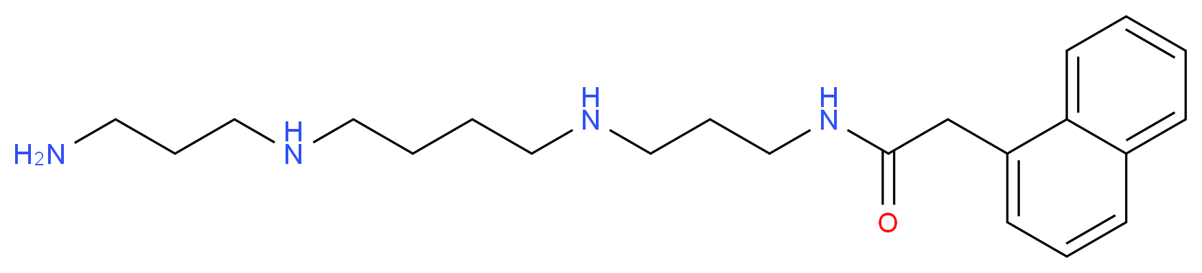 N-[3-({4-[(3-aminopropyl)amino]butyl}amino)propyl]-2-(naphthalen-1-yl)acetamide_分子结构_CAS_1049731-36-3