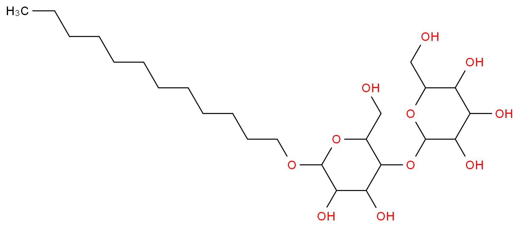 2-{[6-(dodecyloxy)-4,5-dihydroxy-2-(hydroxymethyl)oxan-3-yl]oxy}-6-(hydroxymethyl)oxane-3,4,5-triol_分子结构_CAS_116183-64-3