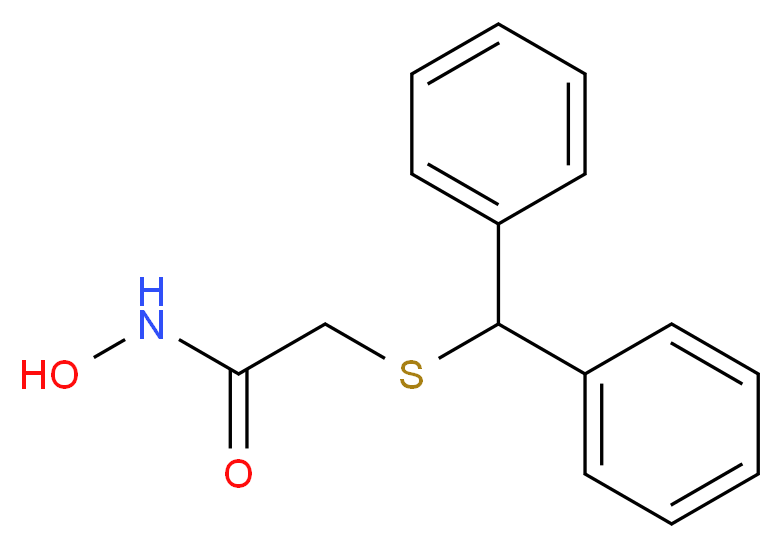 2-[(Diphenylmethyl)sulfanyl]-N-hydroxyacetamide_分子结构_CAS_)