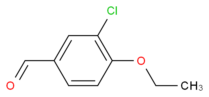 3-chloro-4-ethoxybenzaldehyde_分子结构_CAS_99585-10-1