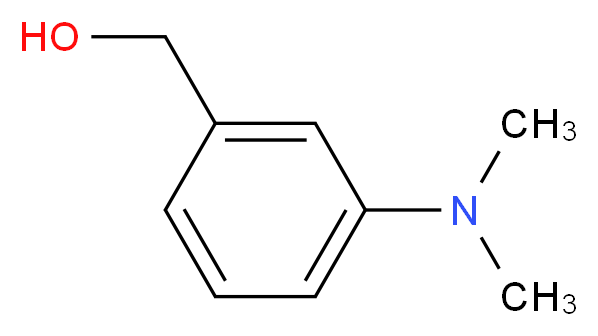 [3-(dimethylamino)phenyl]methanol_分子结构_CAS_23501-93-1