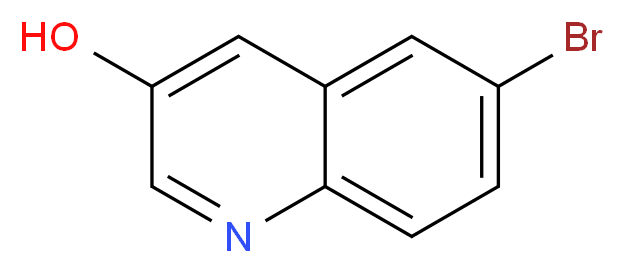 6-Bromoquinolin-3-ol_分子结构_CAS_552330-94-6)