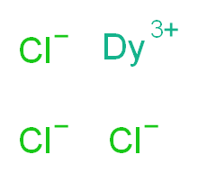 氯化镝(III),超干_分子结构_CAS_10025-74-8)