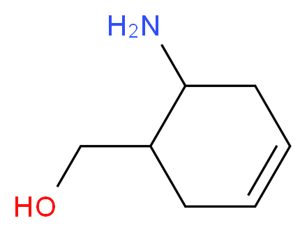 CIS-(6-AMINO-CYCLOHEX-3-ENYL)-METHANOL_分子结构_CAS_98769-56-3)