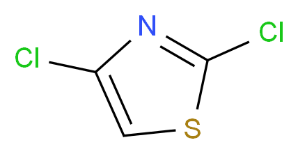 2,4-Dichlorothiazole_分子结构_CAS_4175-76-2)