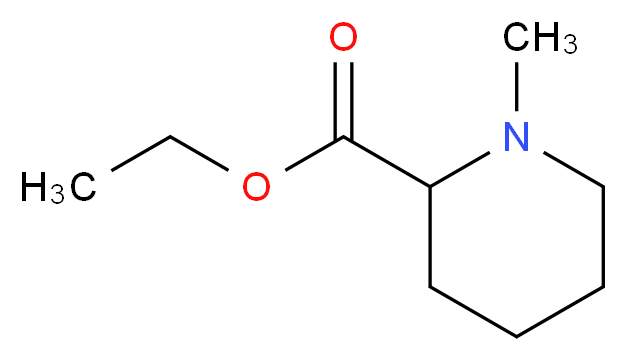 ethyl 1-methylpiperidine-2-carboxylate_分子结构_CAS_30727-18-5)