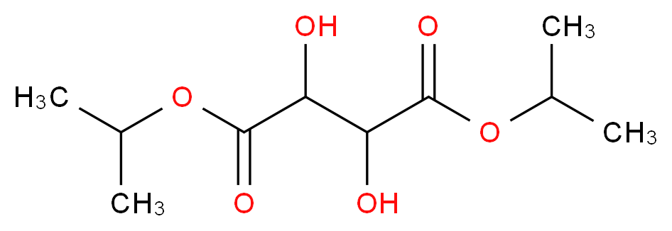 1,4-bis(propan-2-yl) 2,3-dihydroxybutanedioate_分子结构_CAS_62961-64-2