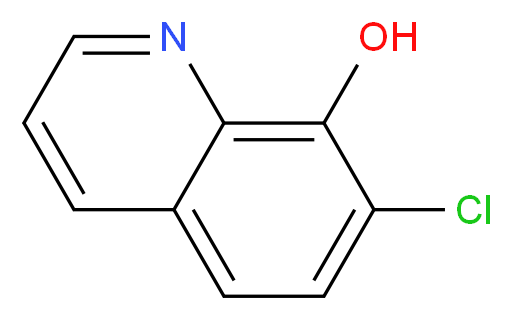 7-Chloro-8-quinolinol_分子结构_CAS_876-86-8)