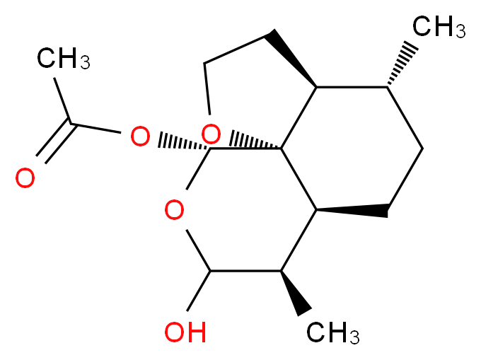 Dihydro Artemisinin Tetrahydrofuran Acetate_分子结构_CAS_198817-95-7)