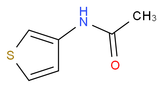 N-(3-THIENYL)ACETAMIDE_分子结构_CAS_42602-67-5)