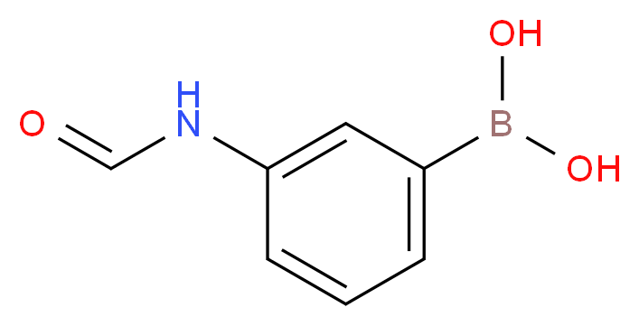 3-氨甲酰基苯硼酸_分子结构_CAS_351422-73-6)