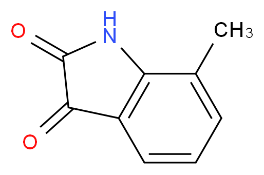 7-methylindoline-2,3-dione_分子结构_CAS_1127-59-9)