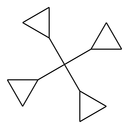 (tricyclopropylmethyl)cyclopropane_分子结构_CAS_332104-93-5