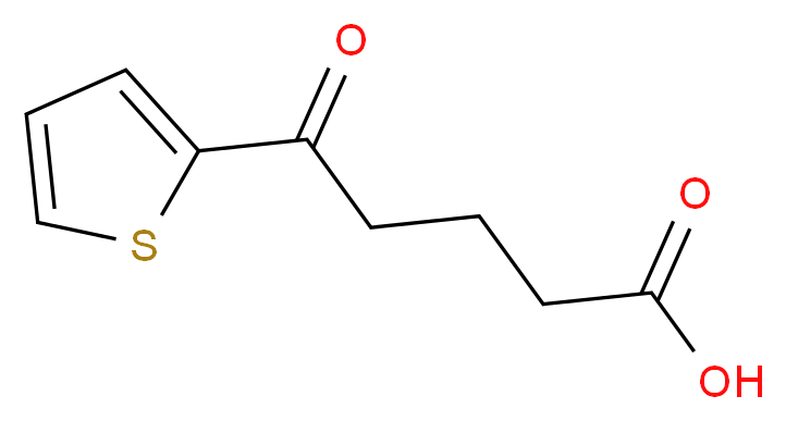 5-oxo-5-(thiophen-2-yl)pentanoic acid_分子结构_CAS_22971-62-6