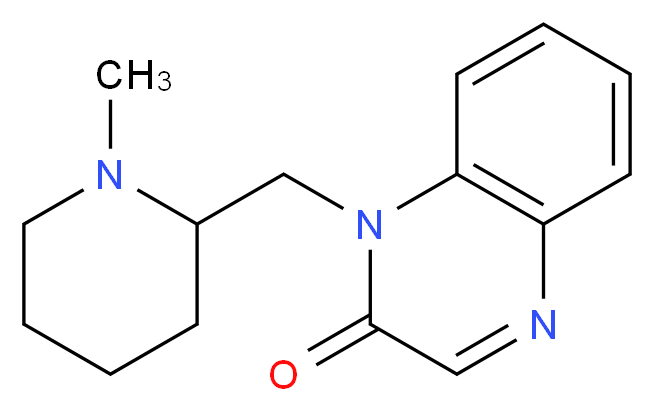 1-[(1-methylpiperidin-2-yl)methyl]quinoxalin-2(1H)-one_分子结构_CAS_)