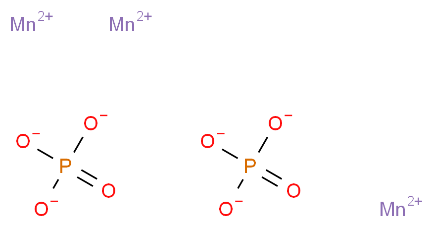 trimanganese(2+) ion diphosphate_分子结构_CAS_51349-94-1