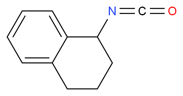 1-isocyanato-1,2,3,4-tetrahydronaphthalene_分子结构_CAS_58490-95-2