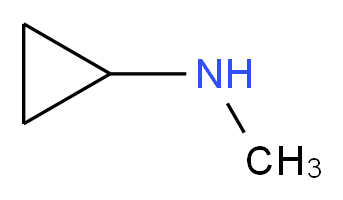 N-Methylcyclopropanamine_分子结构_CAS_)