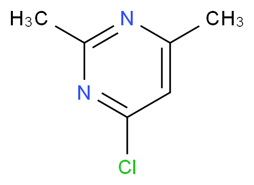 4-氯-2,6-二甲基嘧啶_分子结构_CAS_4472-45-1)