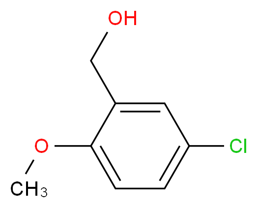 (5-chloro-2-methoxyphenyl)methanol_分子结构_CAS_)