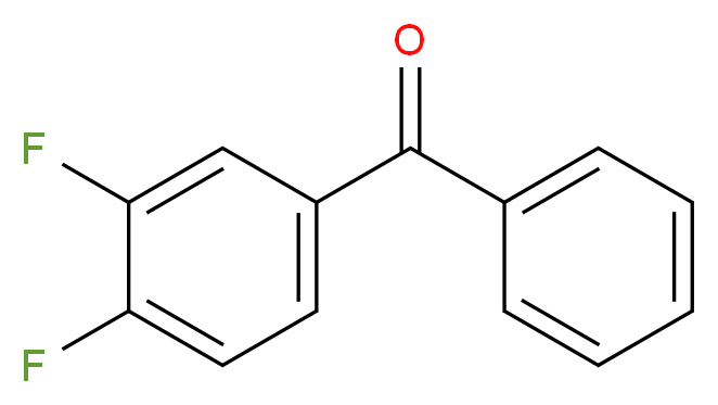 3,4'-二氟二苯甲酮_分子结构_CAS_85118-07-6)