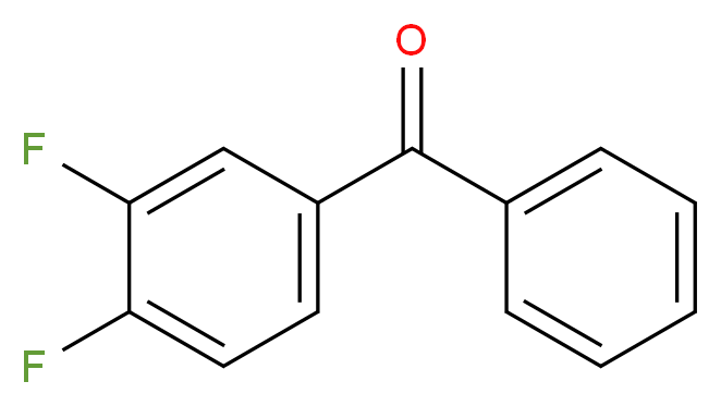 3,4-Difluorobenzophenone 98%_分子结构_CAS_85118-07-6)