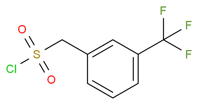 (3-(Trifluoromethyl)phenyl)methanesulfonyl chloride_分子结构_CAS_127162-96-3)